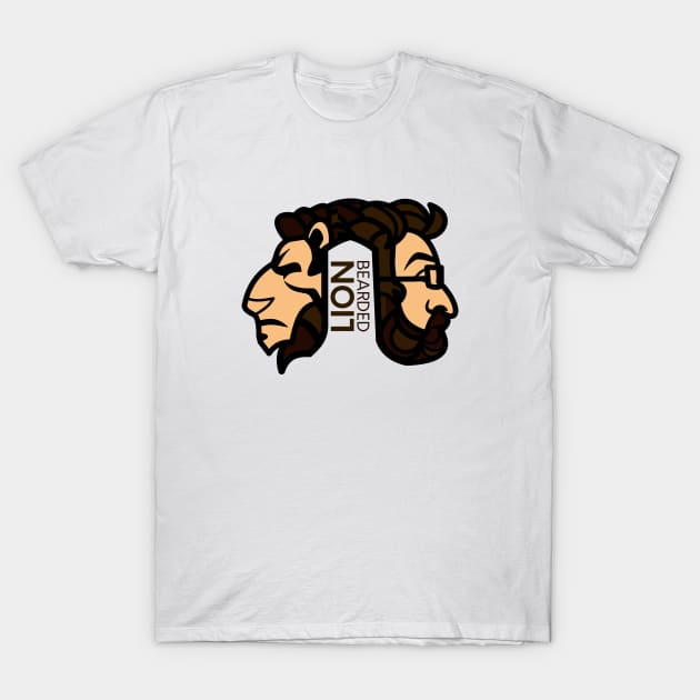 Bearded Lion T-Shirt by Johnitees